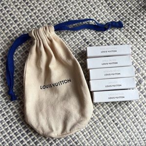 Louis Vuitton Perfume Samples with Cinch Bag